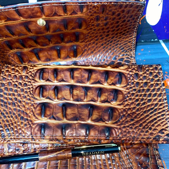 Brahmin Envelope Trifold Checkbook Wallet - Picture 8 of 16